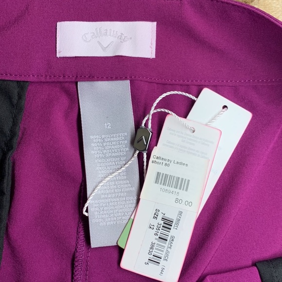 NWT CALLAWAY Bermuda golf shorts - Picture 2 of 5